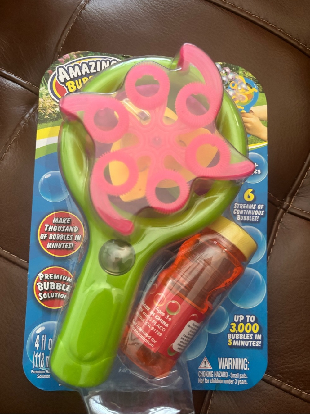 Amazing Bubble Wand for Kids - Pink & Green